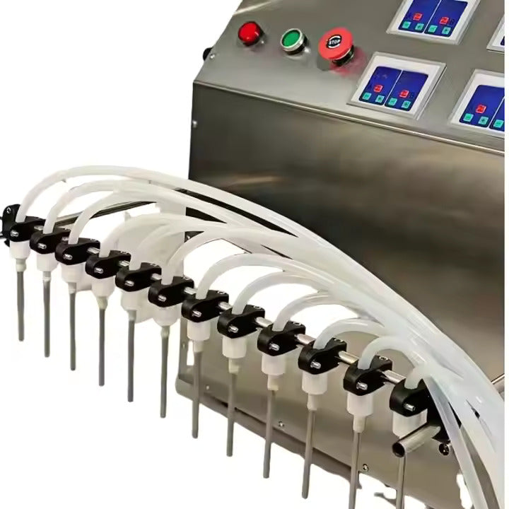 12-Head Diaphragm Pump Liquid Filling Machine - Image 4