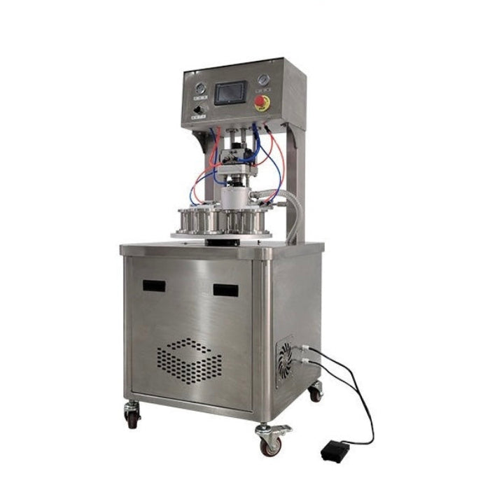 4 Head Glass Cans Vacuum Capping Machine - Image 2