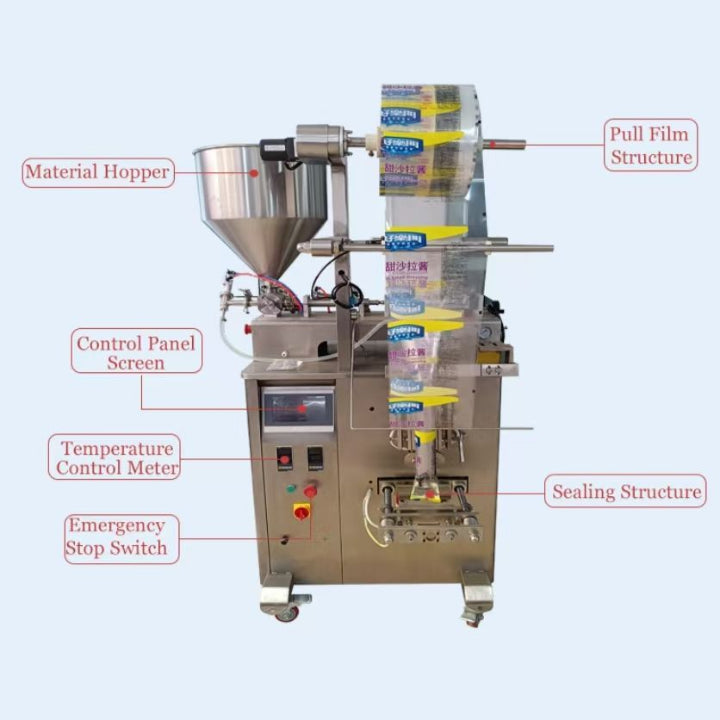 Honey Peanut Butter Filling Yogurt Packing Machine - Image 3