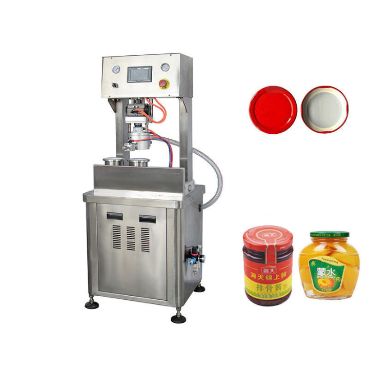 2 Head Glass Cans Vacuum Capping Machine - Image 4