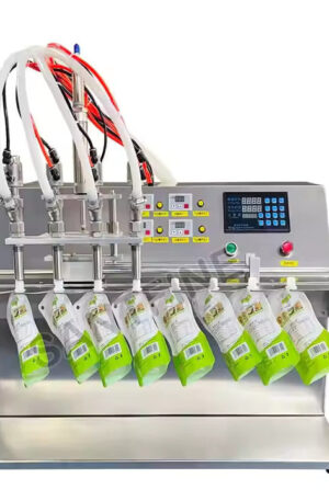 20-1000ml Four Nozzle Spray Bag Filling Machine