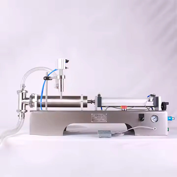 Horizontal Pneumatic Single Head Liquid Filling Machine - Image 3