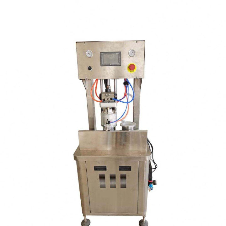 2 Head Glass Cans Vacuum Capping Machine - Image 2