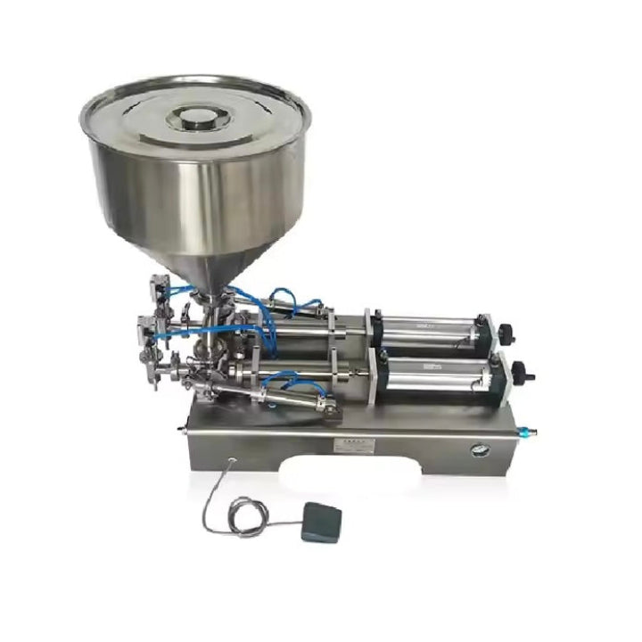 Semi Automatic Double Nozzles Spout Bag Paste Filling Machine - Image 3