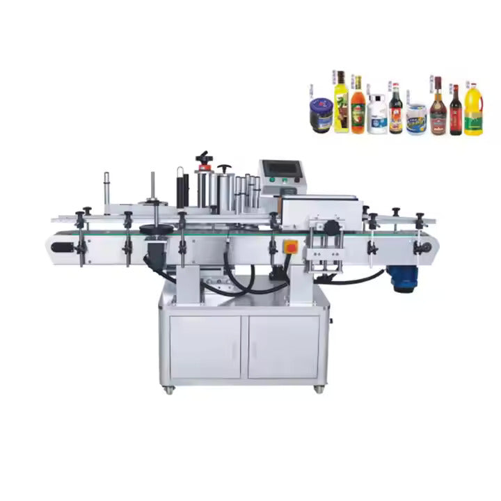 Customised Automatic Round Bottle Desktop Bottle Labelling Machine