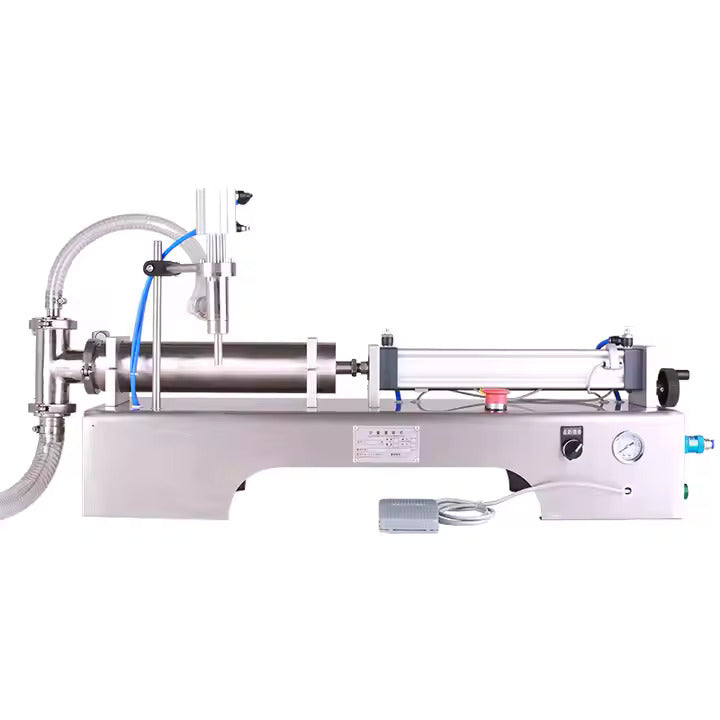 Horizontal Pneumatic Single Head Liquid Filling Machine